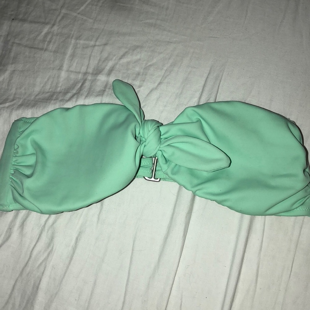 Green Victoria’s Secret bathing suit top